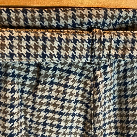 Free People Herringbone Print Wide leg Trousers - Picture 6 of 8